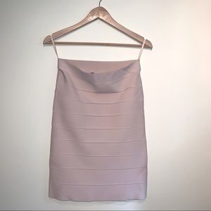 BCBG MaxAzria Bare Pink Bandage Skirt